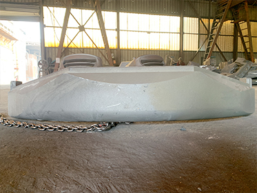 Zunhua Shengjian Fanrong Machinery Co., Ltd. Menyelesaikan Penghantaran Sampel Pengimbang Ekor untuk Mini-Excavator Pelanggan Baharu